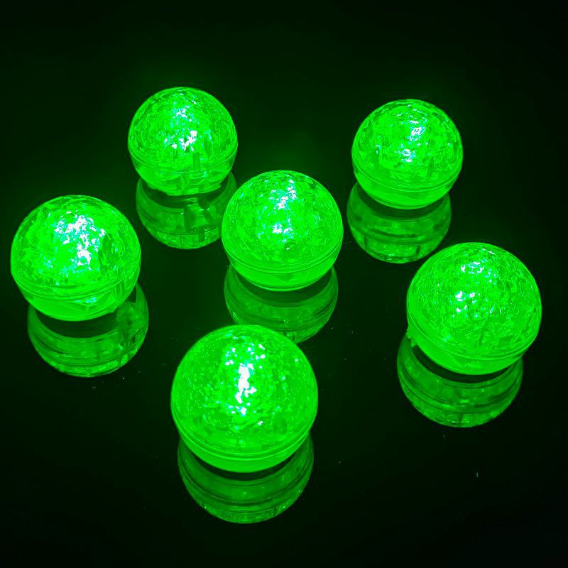 Round Ball LED Light up Ice Ball Cube Flashing Glow in The Dark for Bar Club Drinking Party Wine Wedding Decoration