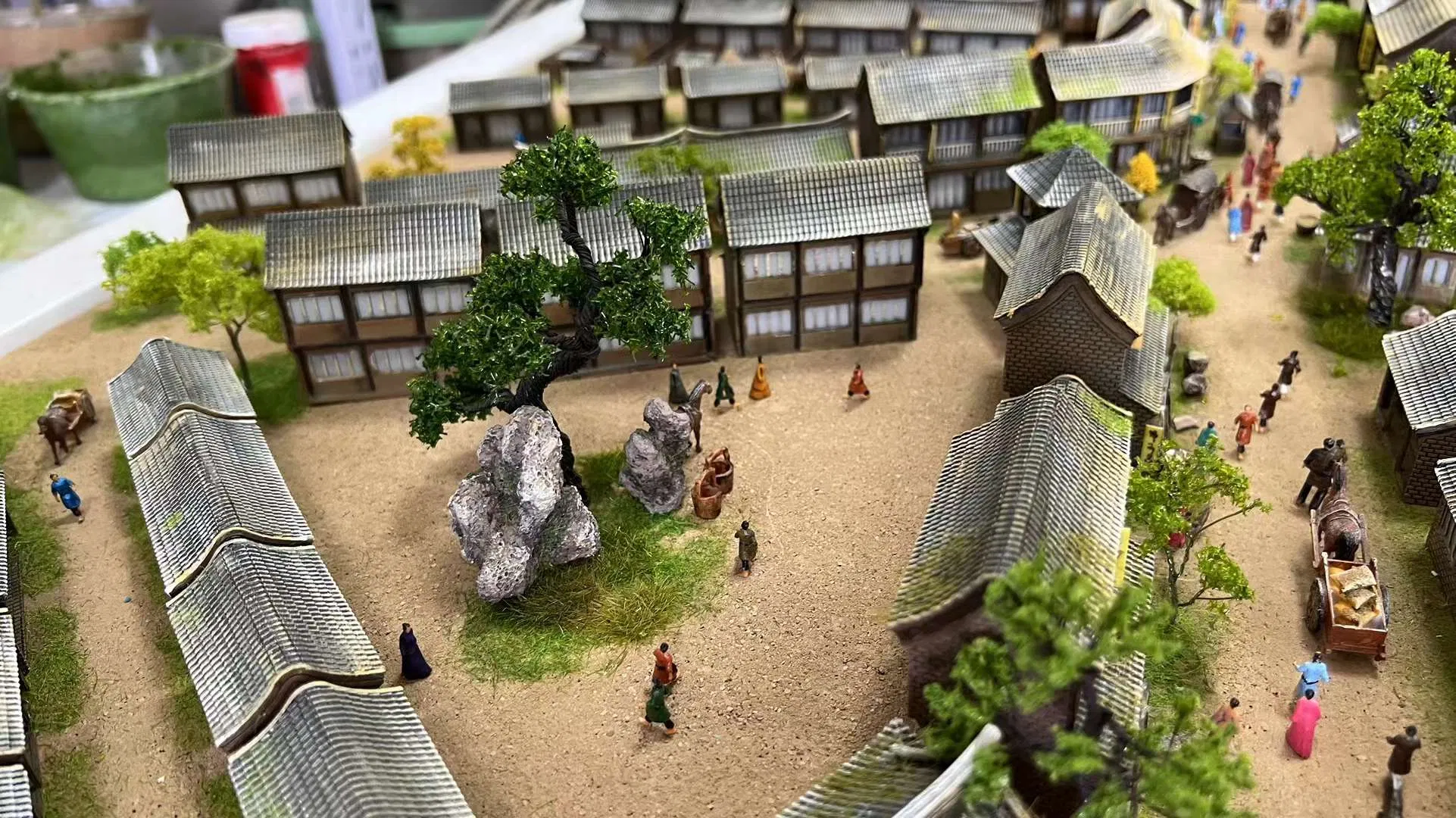 Miniature Scene Sand Table Model Making Suitable for Model Enthusiasts to Collect