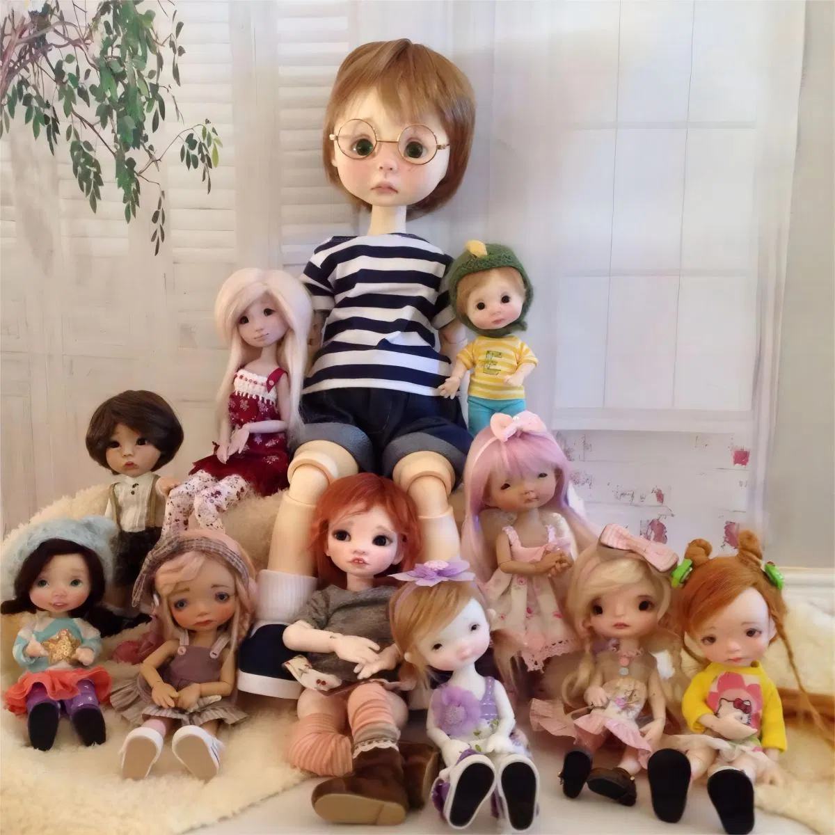 OEM Factory Customized Ball Jointed Doll Kids Toy Dolls Beautiful Plastic Vinyl Resin Toy Doll Children Doll Toy Custom BJD Doll Manufacturer in China