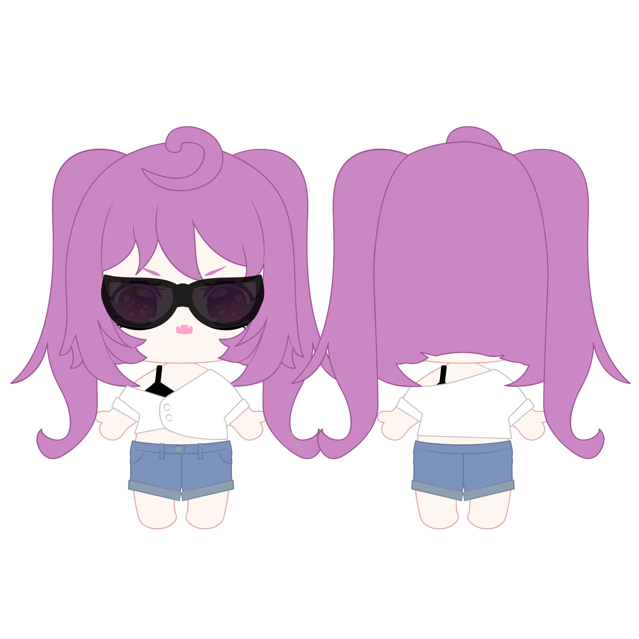 Custom Made Furry Stuffed Doll Lifelike Soft Plush Toys