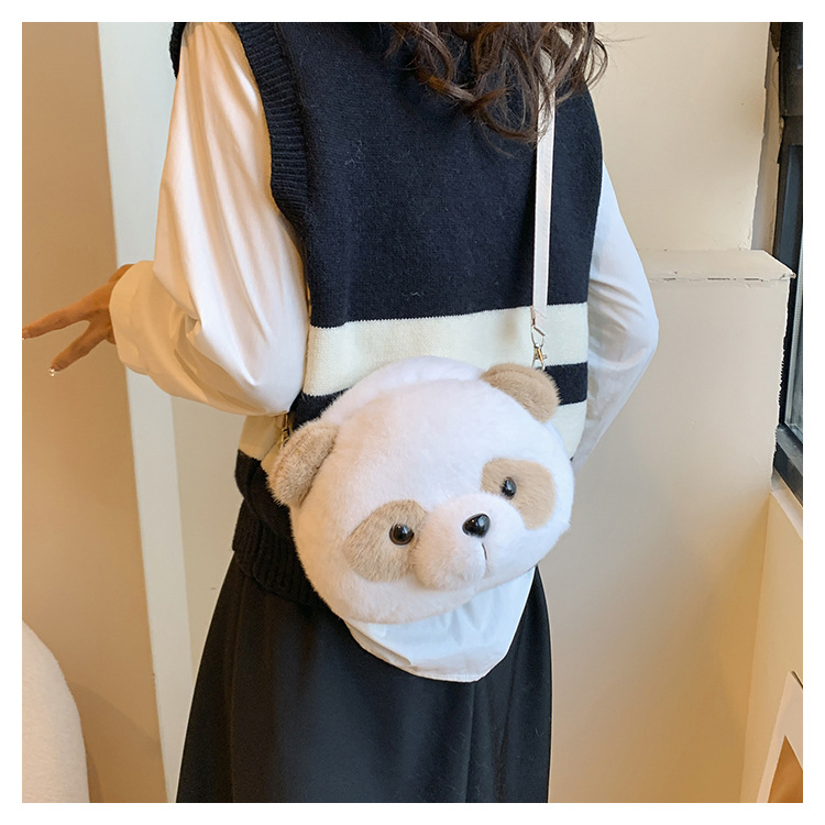 Factory Wholesale Low MOQ High Quality Cute Panda Custom Plush Backpack