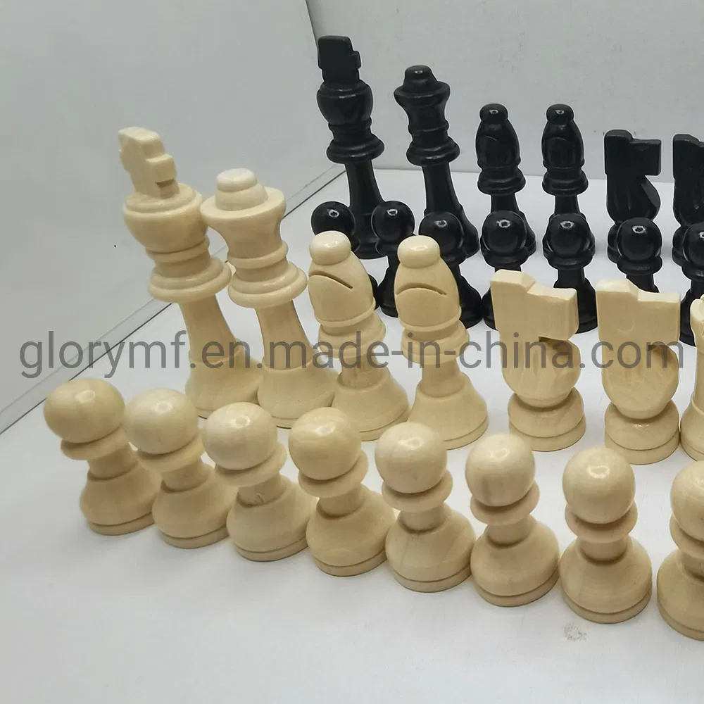 32 Pieces Wooden Chess Game Wooden Chess Pieces Set