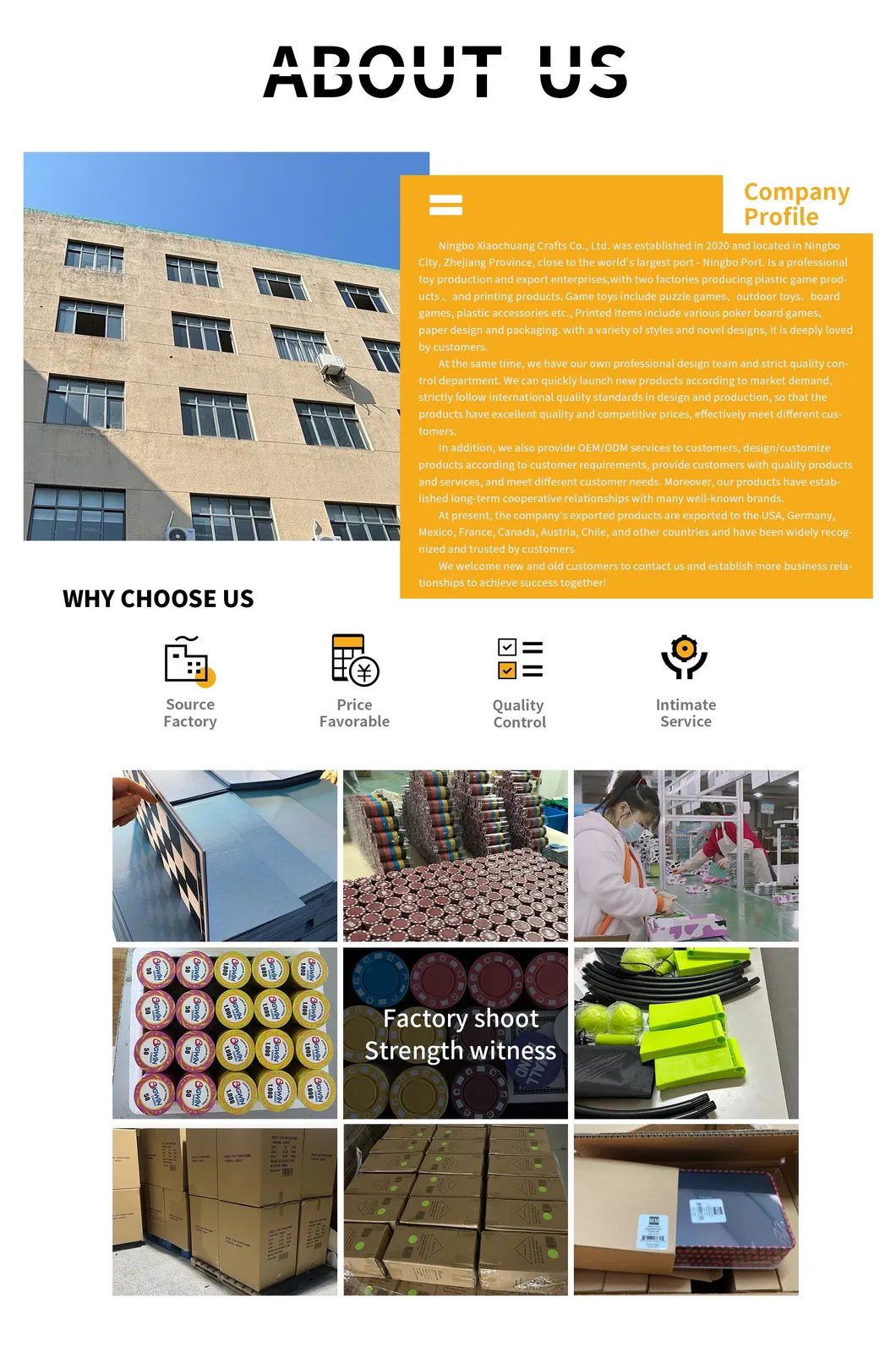 Company Profile View