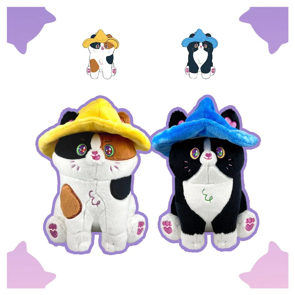 Custom Plush Animal Toys Three Flowers Cat Stuffed Toy for Kids Gifts Personalised Cat Teddy Clone Stuffed Pets