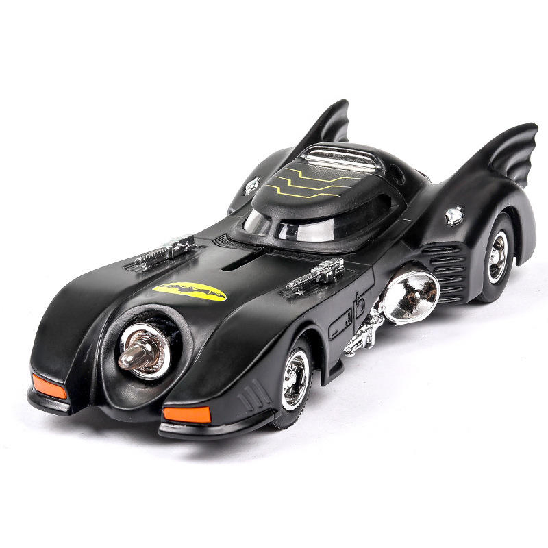 Custom 1: 36 Scale Model Cars with Music Light Collectable Batmobil Diecast Toys