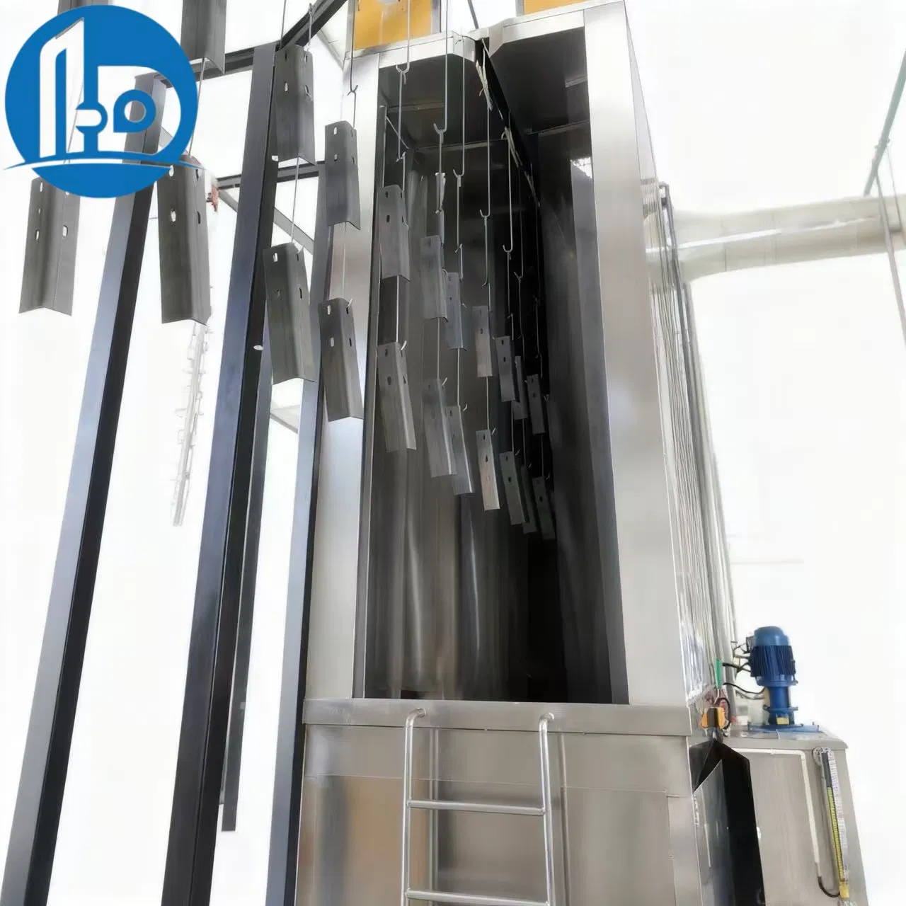 Advanced Robotic Automotive Parts Paint Line with Adjustable Conveyor Speed and Independent Spray Control for Each Station