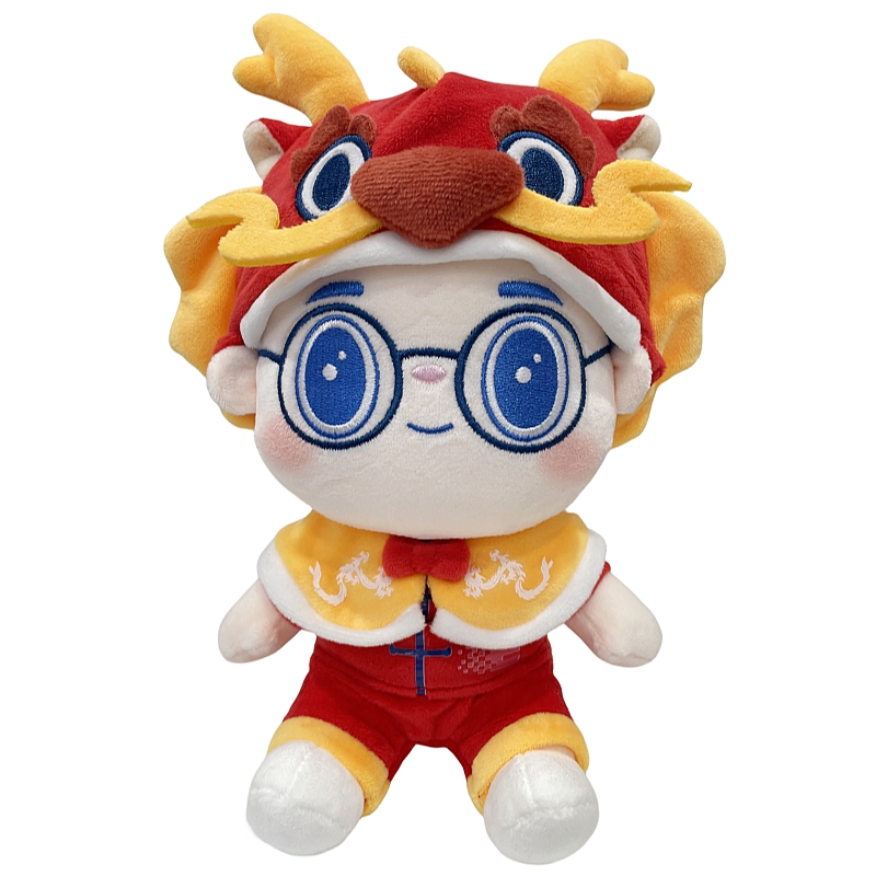 2024 No MOQ Custom Plush Dolls with Clothes Manufacturer Custom Stuffed Animals Plush Toy Dragon Doll