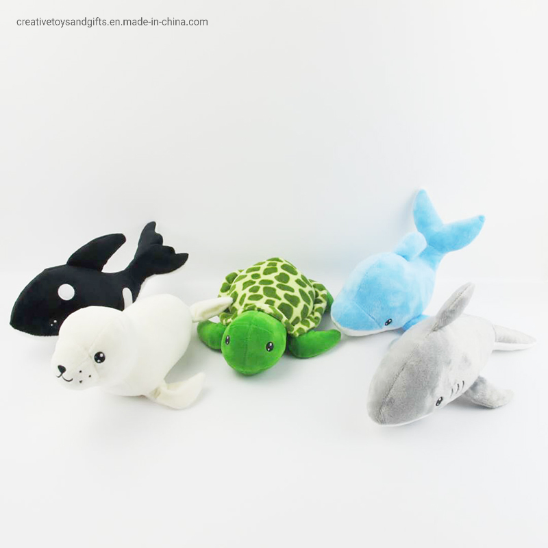 Recycle Eco-Friendly Ocean Animals Sustainable RPET Green Environment Stuffed Sea Animal Toy