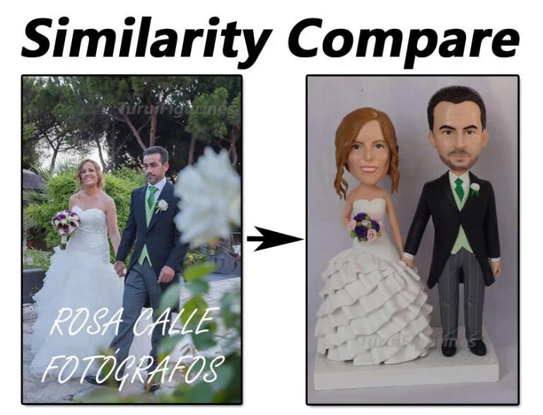 Handmade Custom Bobble Head Personalized Women Figurine on Pink High Heel Chair