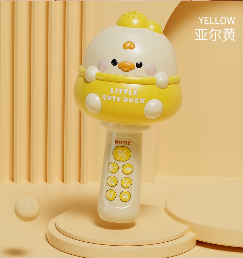 Children's Microphone Early Education Singing Machine Karaoke Wireless Bluetooth Speaker Integrated Microphone Storytelling Machine Toy Gift