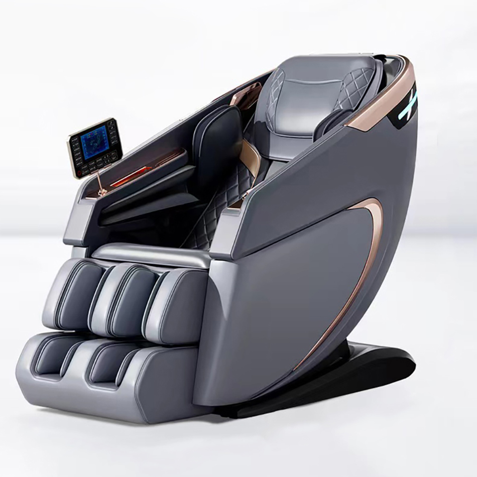 New Design Luxury Shiatsu 4D Foot SPA SL Track Full Body Seat Zero Gravity Massage Chair