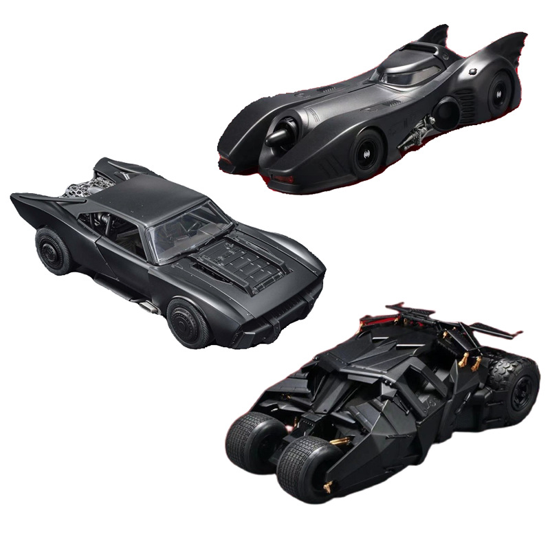 Custom 1: 36 Scale Model Cars with Music Light Collectable Batmobil Diecast Toys