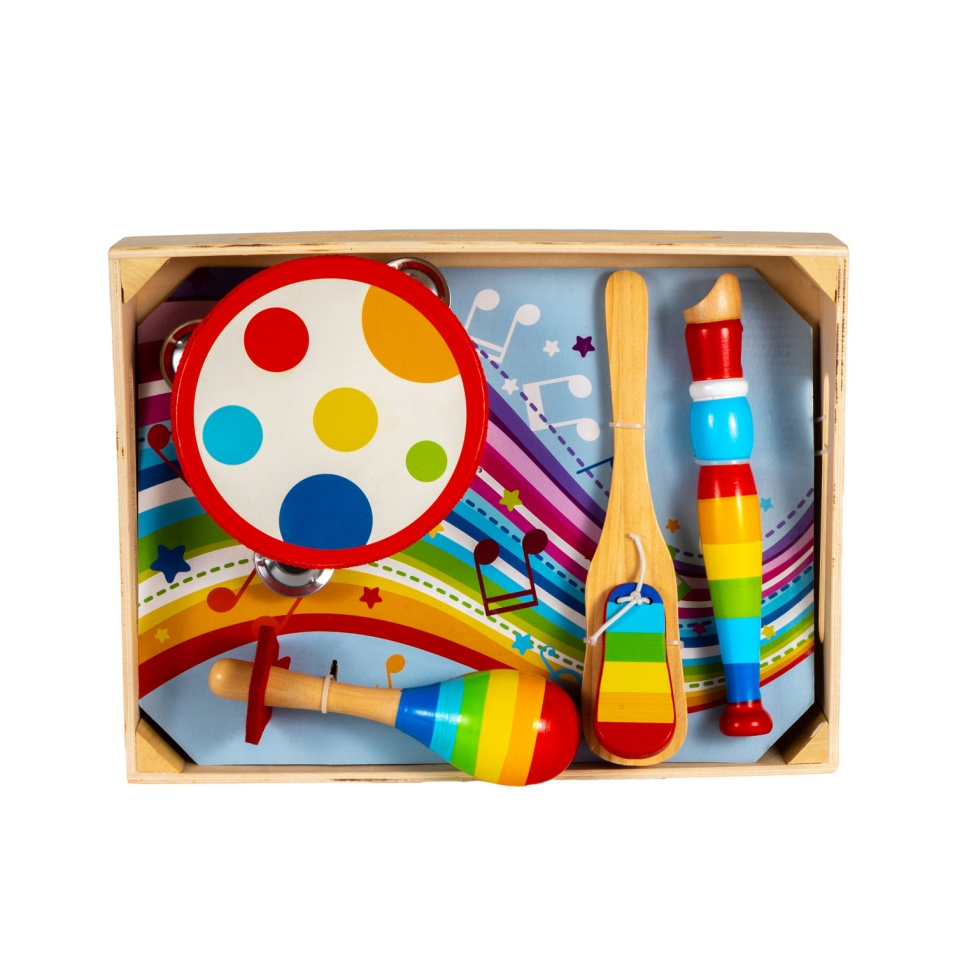 High Quality Kids Wooden Musical Instruments Toys Play Set Wholesale Role-Playing Educational Toys Durable Wooden Toys