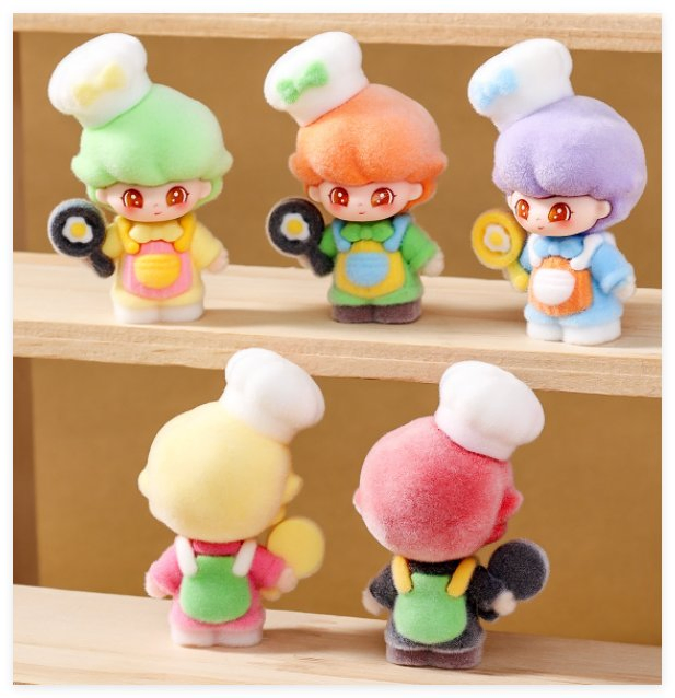 Kids Gift New Kawaii Animal Figurine Fairy Garden Kit Miniatures Flocking 3D Mini Figurine Kids Toys for Blind Mystery Bag