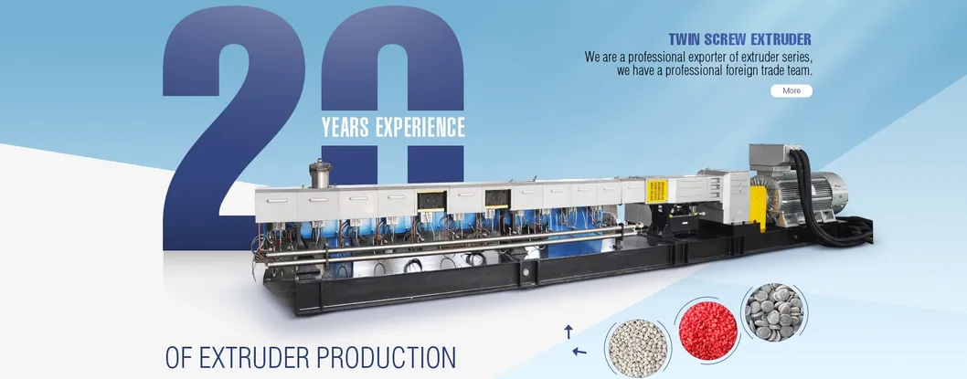 Twin Screw Plastic Pet Bottle Recycling Extrusion Machine