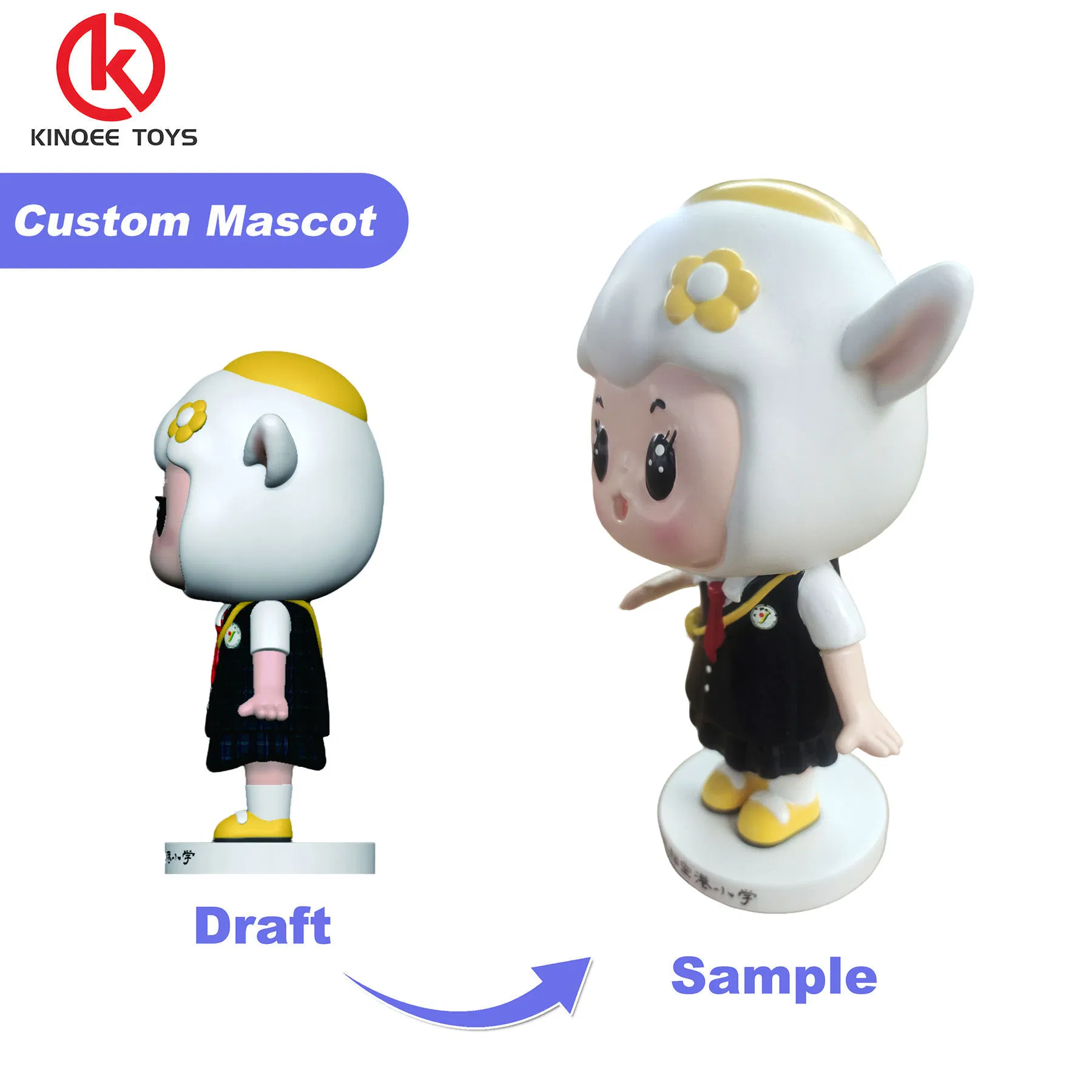 Custom High-Quality Cartoon Resin Action Figures for Souvenirs