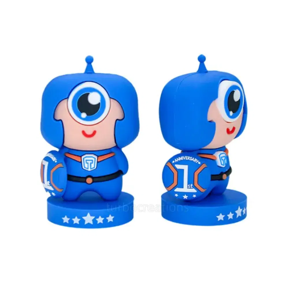 OEM/ODM Custom Logo Rubber PVC Anime Action Figures Cute Small Animal Figurines