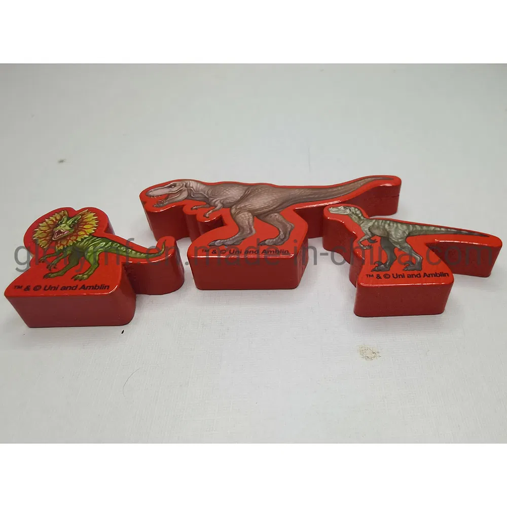 Educational Game Animal Shape Piece Playing and Small Wood Pieces