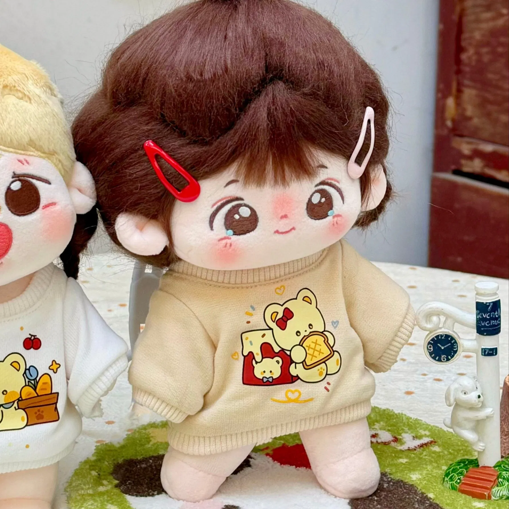 OEM High Quality Cute Stuffed Anime Toys Custom Plush Doll Toy for Friends