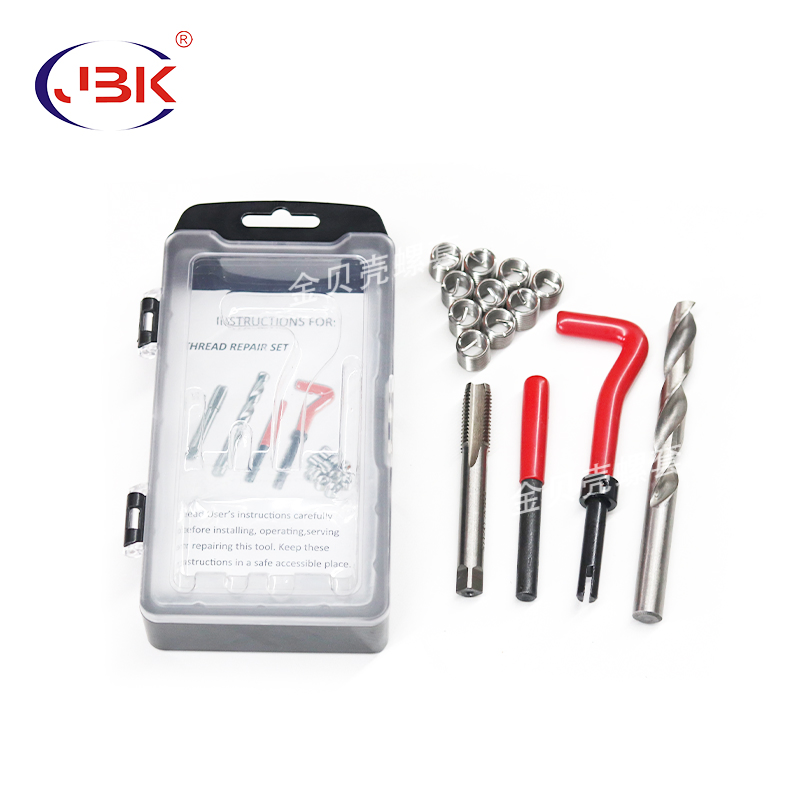 M10*1.5 30piece Wire Thread Sleeve Tool Box Includes Socket Wrench Hand Tools