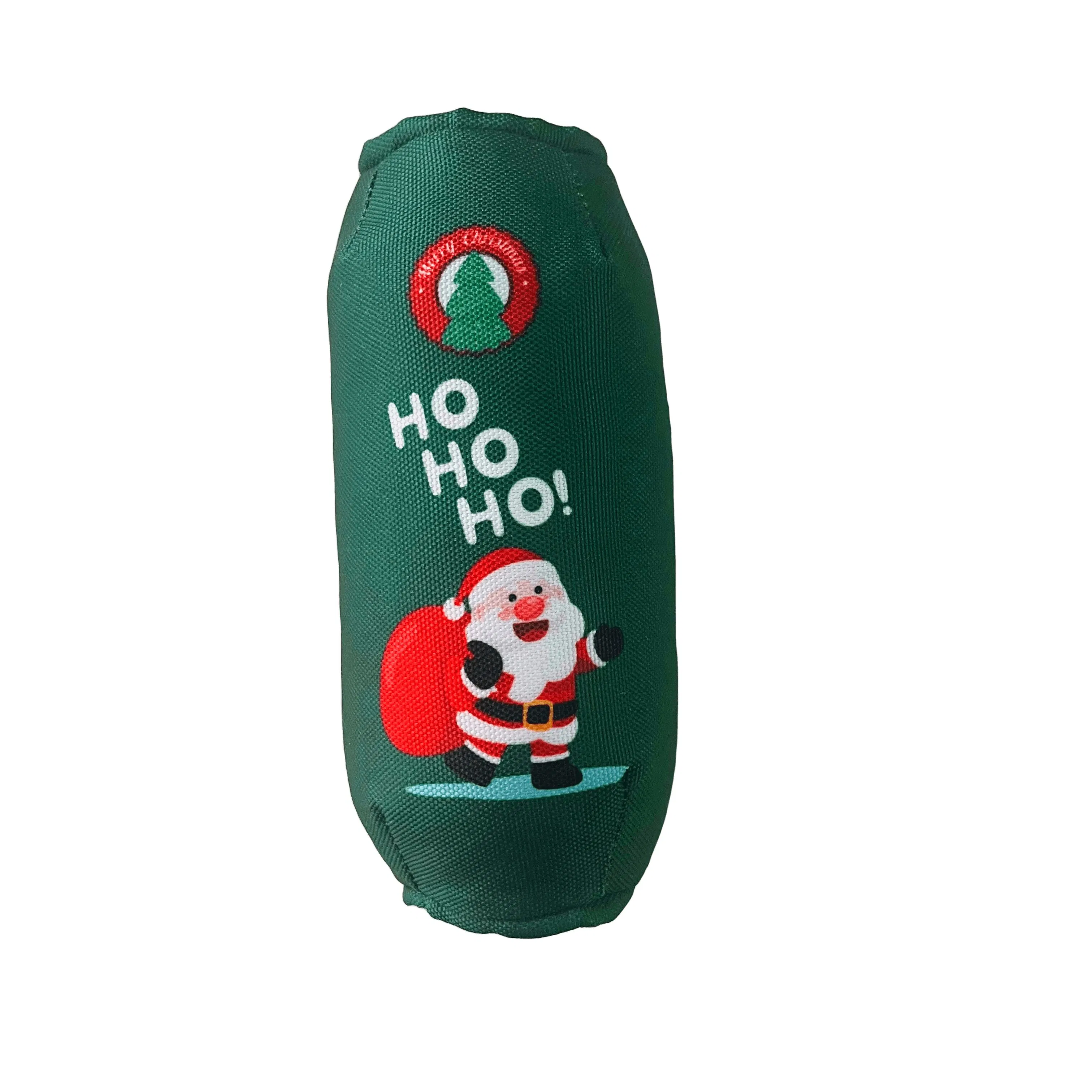 New Arrivals Eco-Friendly and Durable Oxford Bottle-Shaped Chew Toy Sustainable Christmas Dog Toy