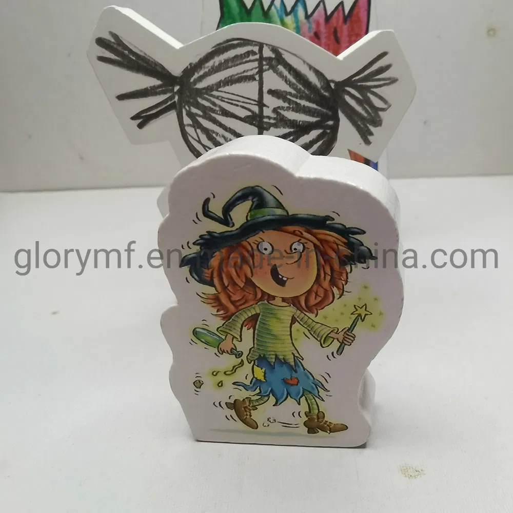 Educational Game Animal Shape Piece Playing and Small Wood Pieces