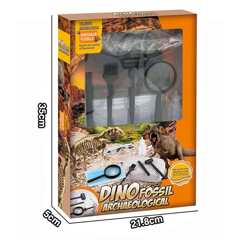 Kids Surprise Gift Blind Box Science Educational DIY Dinosaur Skeleton Fossil Digging Toy Gypsum Dinosaur Fossil Excavation Kits