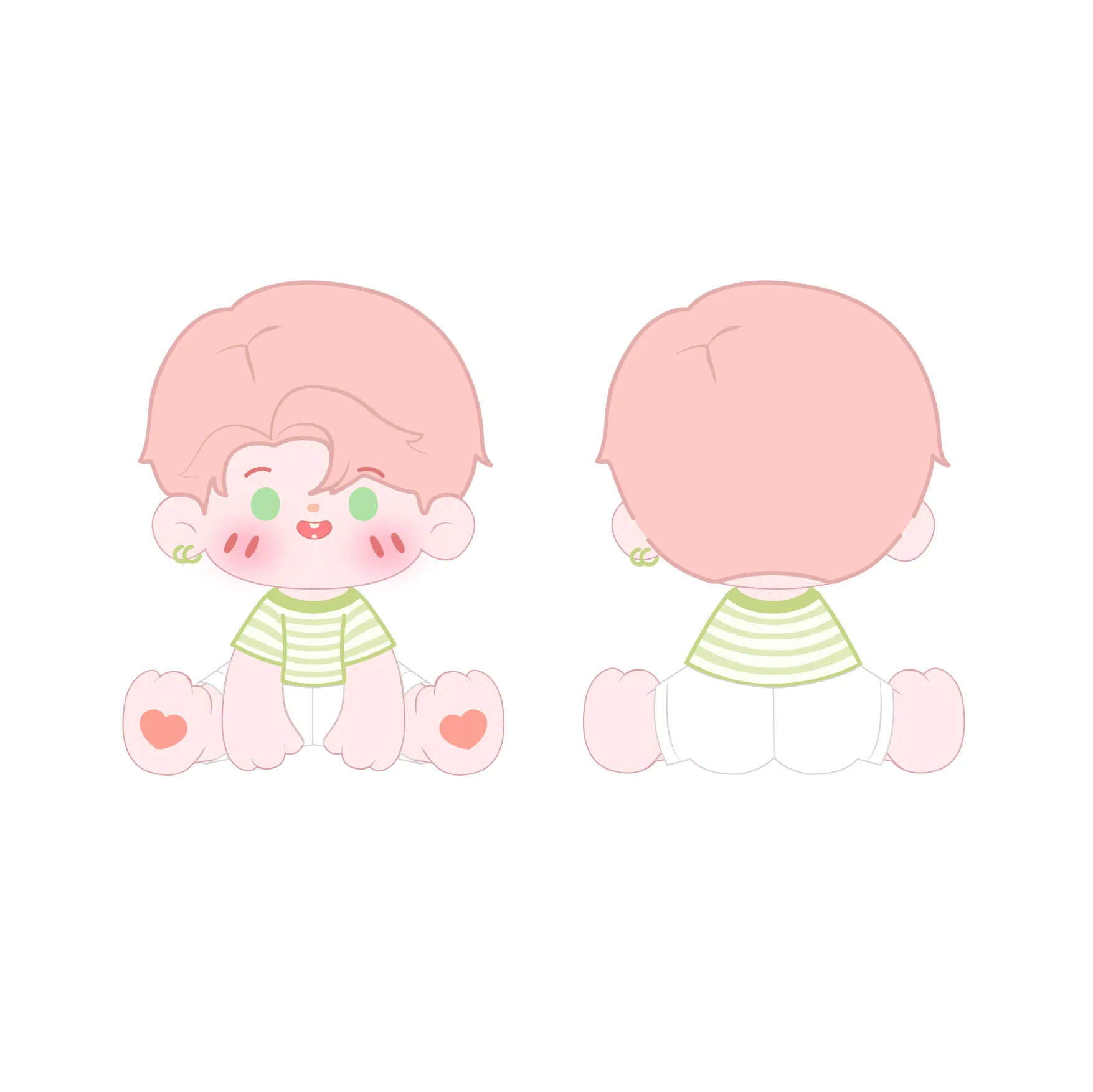 New Fashion Lovely Stand up Small Korean Star Kpop Custom Plushie Idol Doll with ASTM Ukca