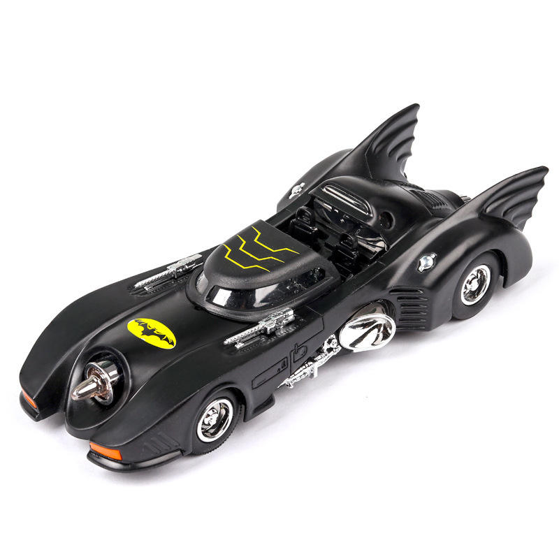 Custom 1: 36 Scale Model Cars with Music Light Collectable Batmobil Diecast Toys