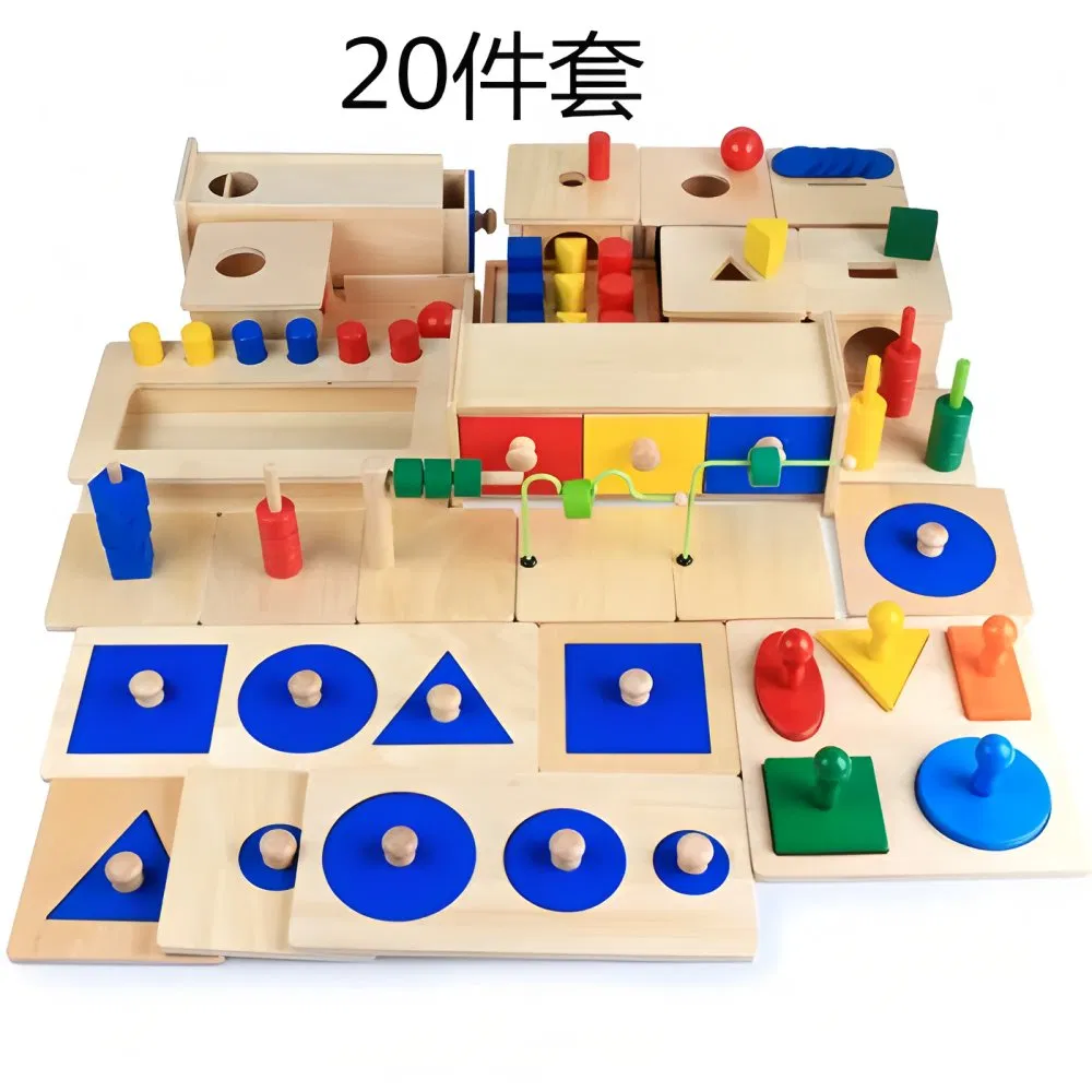 OEM Factory Kids Children Baby Infant Cheap Popular Wholesale Educational Wooden Juguetes Montessori Sensory Material Educational Plaything Wooden Toys for Kids