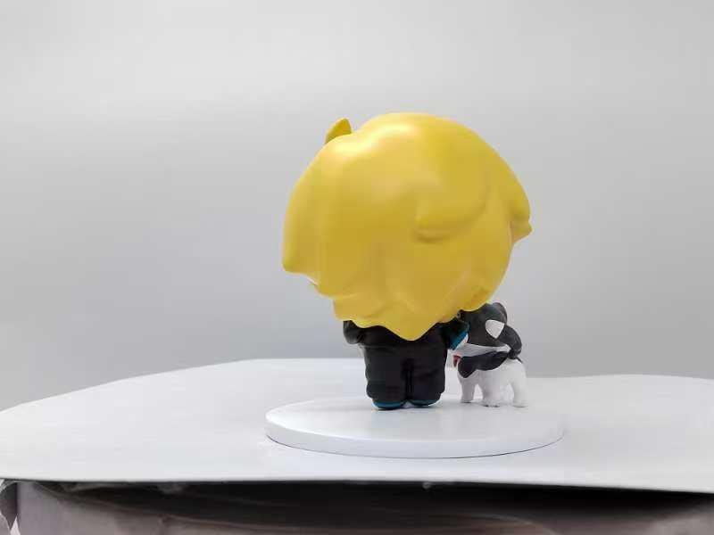 New Product Custom Art Figurine Cartoon Anime Figure 3D Yellow Haired Puppy Vinyl Figure Toy