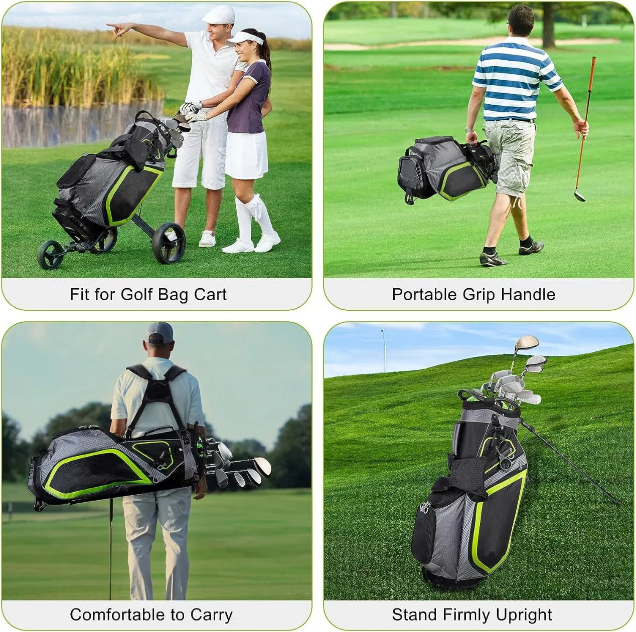 Golf Stand Bag with 7 Pockets