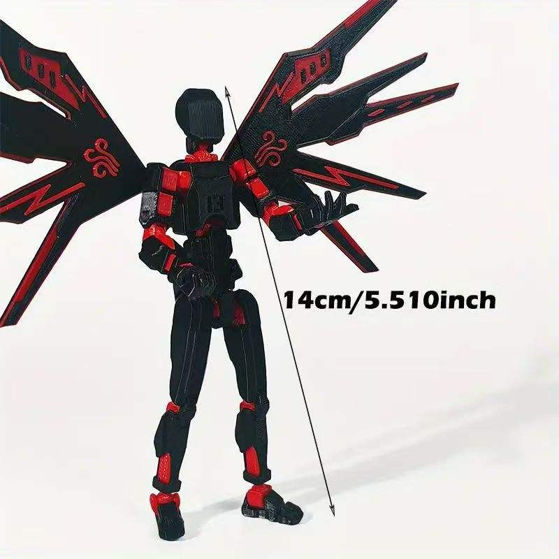 3D Printed T13 Robot Movable Action Figure No Assembly Required