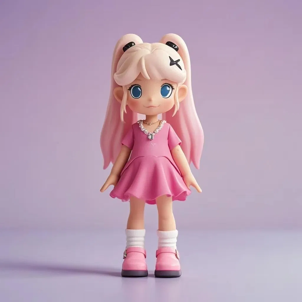 Customizable Mini PVC 3D Cartoon Collectible Figurines for Enthusiasts