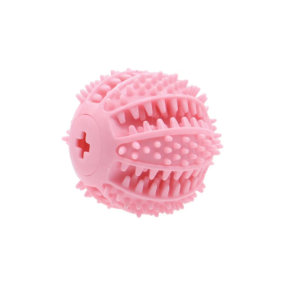 Custom Durable TPR Dog Chew Toy Eco-Friendly Interactive Treat Dispenser Sustainable Silicone Rubber Balls for Puppies Cats Pet