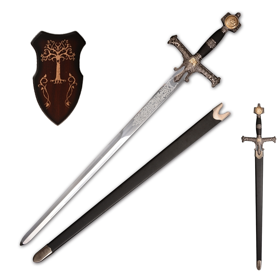 Black Scabbard Greatsword Table Decoration Replica Sword for Home Interior Design