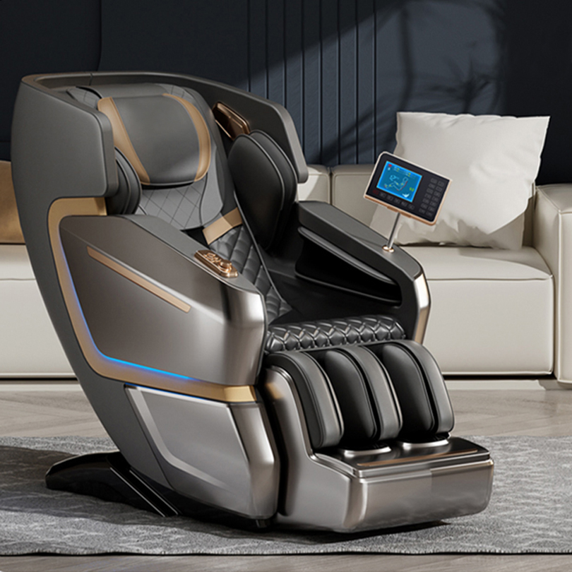 Beating Movement Zero Gravity PU Leather Chair Full Body Airbag Blood Circulation Massage Chair