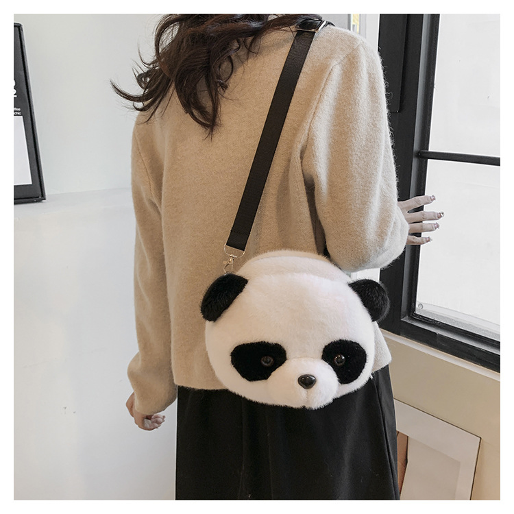 Factory Wholesale Low MOQ High Quality Cute Panda Custom Plush Backpack