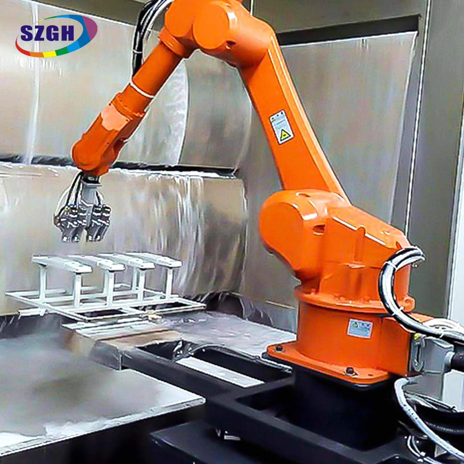 Automatic Robotic Painting Machine Robot Arm 6 Axis Oem Painting For Customization Furniture Paint Spray