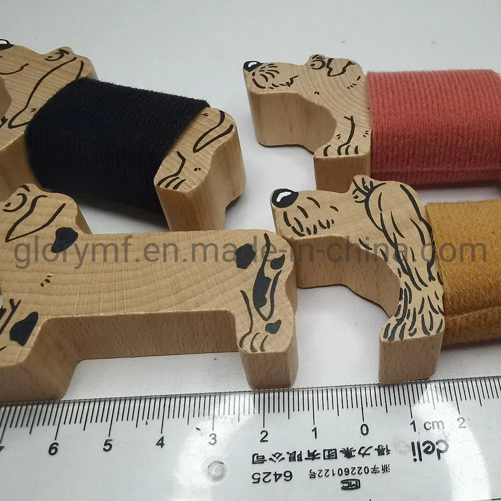 15mm Natural Horse Wood for Baby Name Letter Board Game Piece