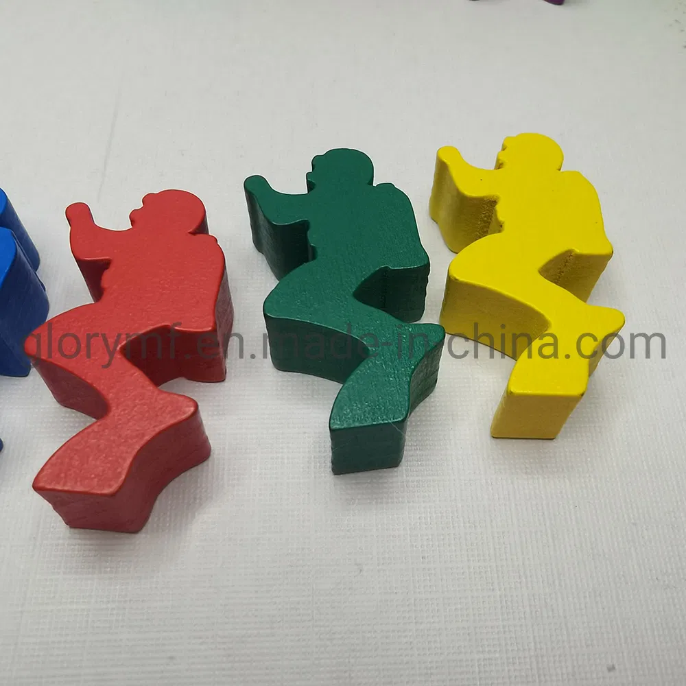 Educational Game Animal Shape Piece Playing and Small Wood Pieces