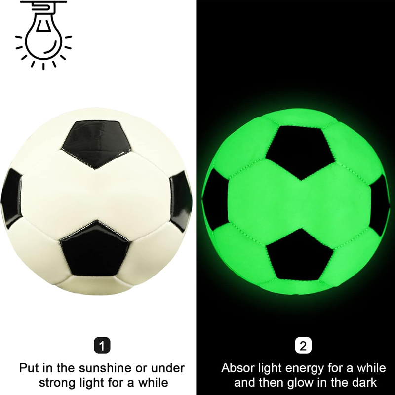 Light up Soccer Ball: Glow in The Dark Ball with LED - Size 5 - Durable &amp; Rechargeable for Outdoor Sports, Birthday Gifts for Boys 8-12 - Fun Nighttime Activity