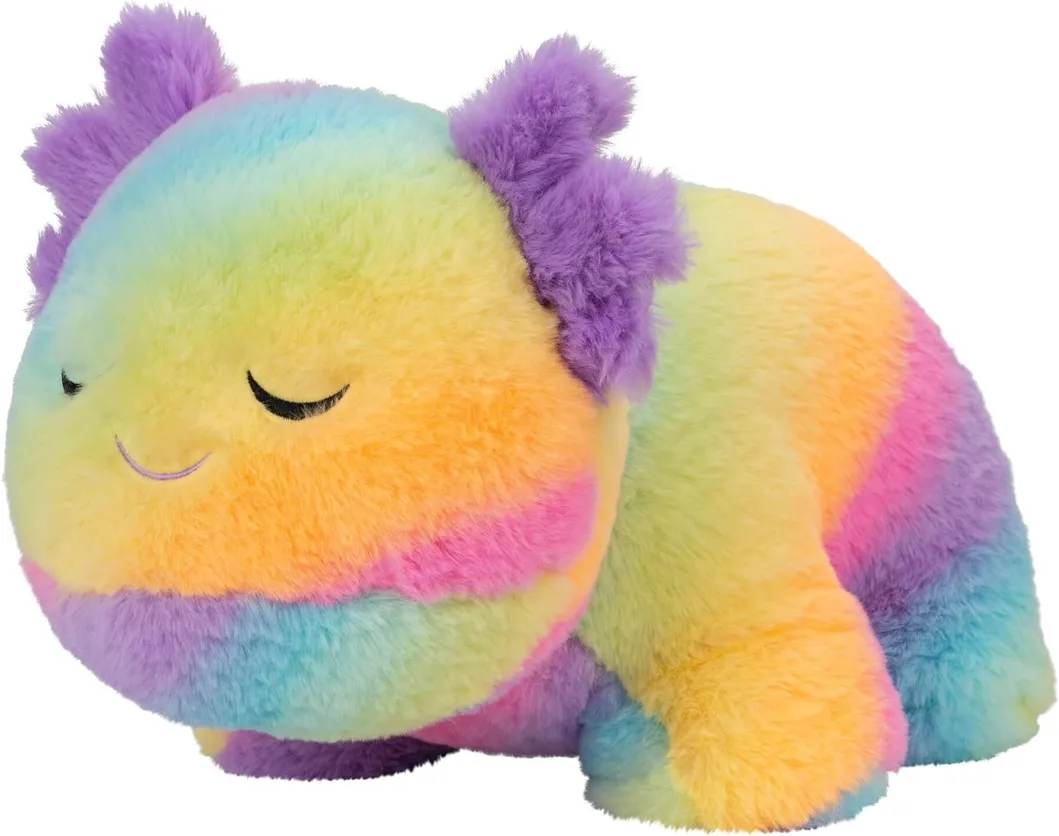 Rainbow Axolotl Plush 2
