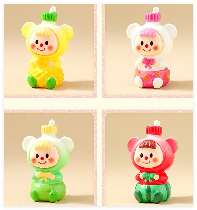 3D Miniature Drink Cabochon Accessory Small Charms Coffee Water Wine Resin Bottle Lemonade with Hole