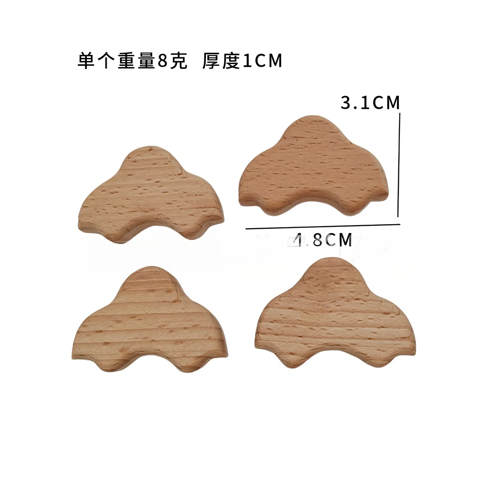 Multicolor Accessories Game Token Piece Board Game Piece Wood Stars Chess Piece