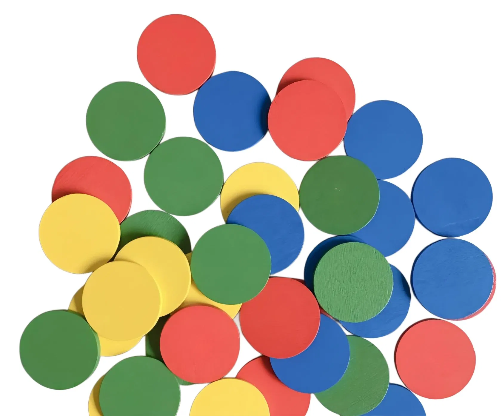 Wholesale Wooden Board Games Tokens Natural Wooden Round Circle 10mm 15mm 20mm Chess Piece