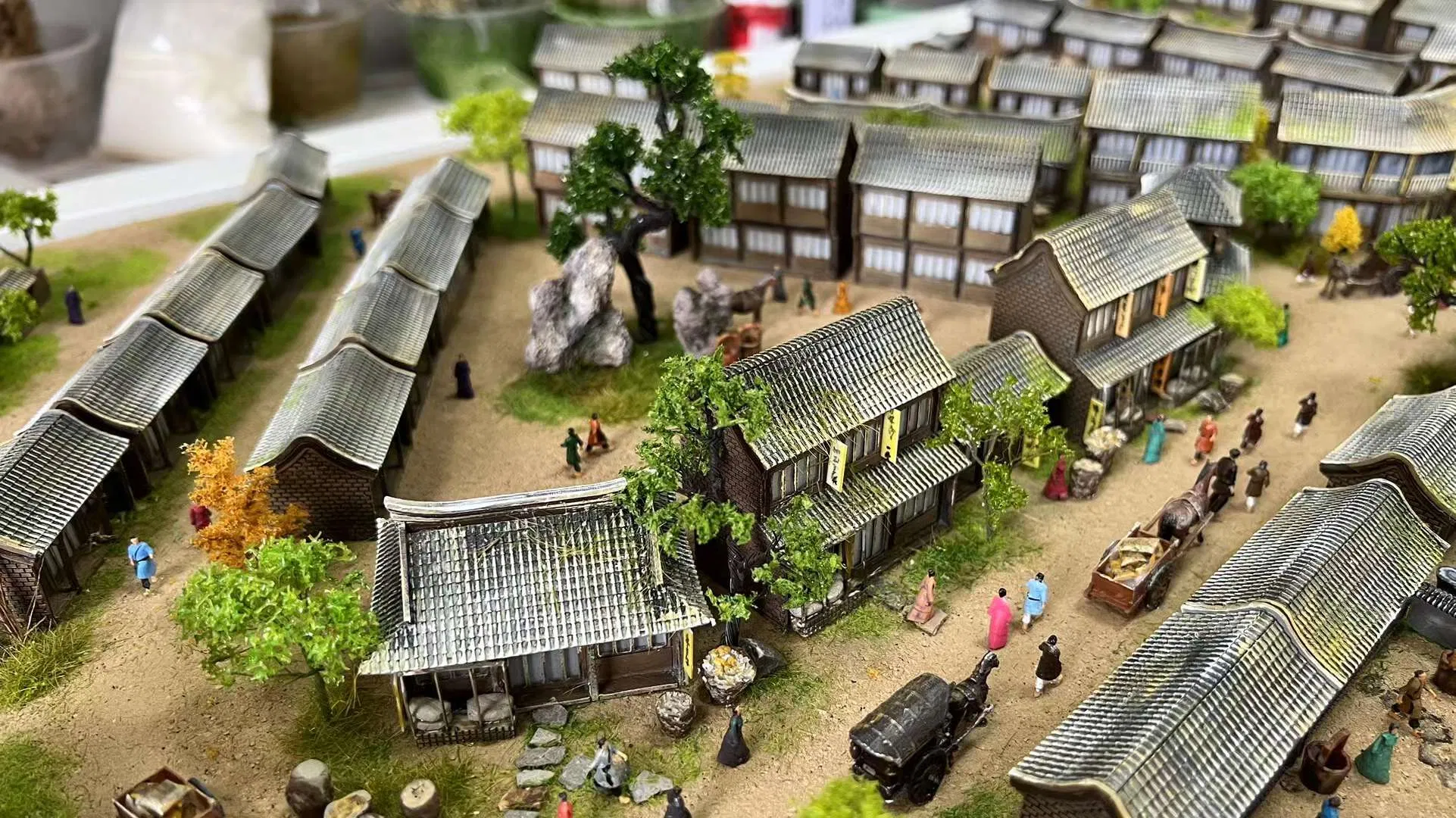 Miniature Scene Sand Table Model Making Suitable for Model Enthusiasts to Collect