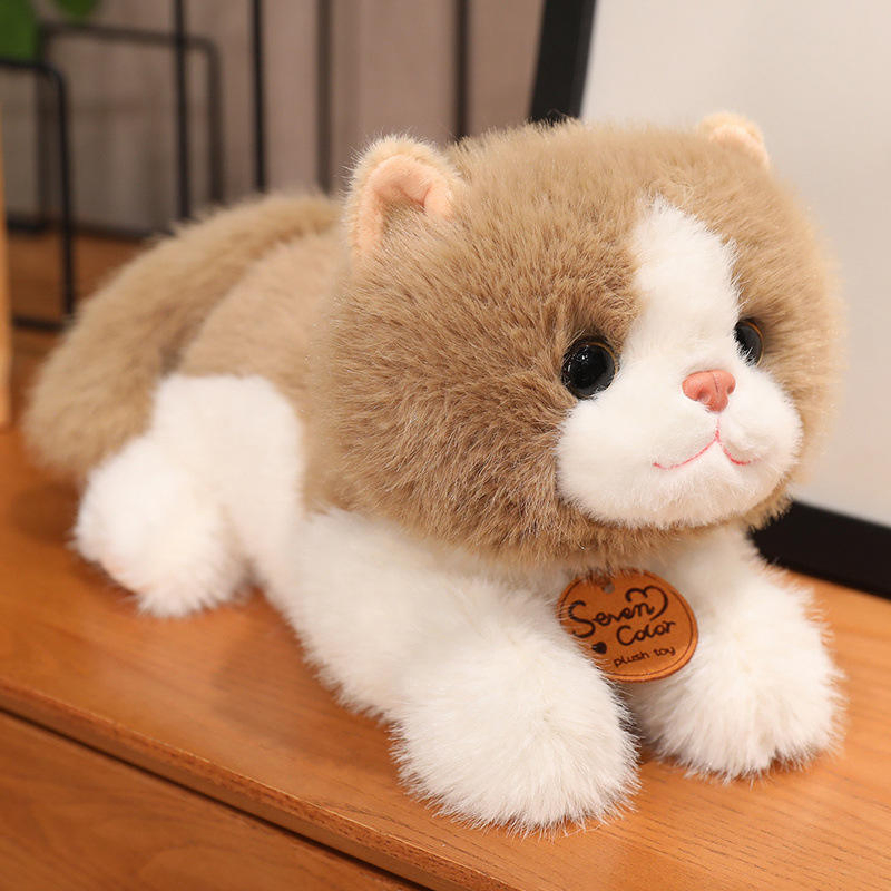 Kinqee High Quality Custom Soft Kawaii Mini Cute Animal Plush Cat Plush Keychain