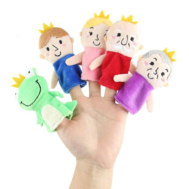 Custom Soft Plush Educational Finger Hand Puppet for Kids