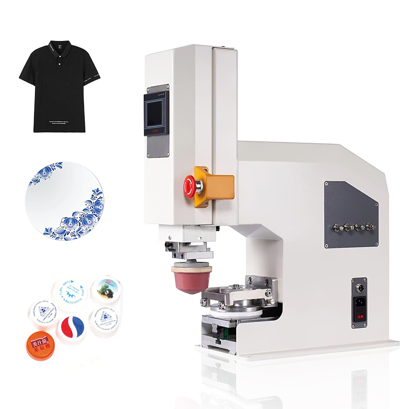 P100-90 Desktop Ball Wine Glass Cup Bar Sunglass Pens Silicone Ink Mouse Lego Minifigures Manual Pad Printer Machine